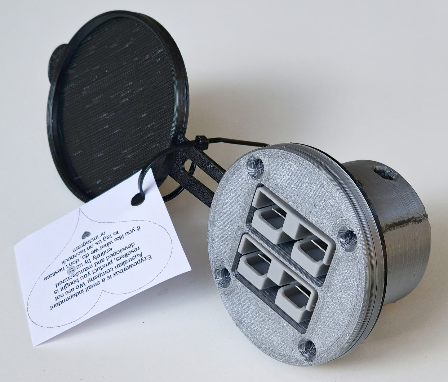 Panel Mount Adapter Adaptor Single Dual Double Anderson SB50 plug connector round