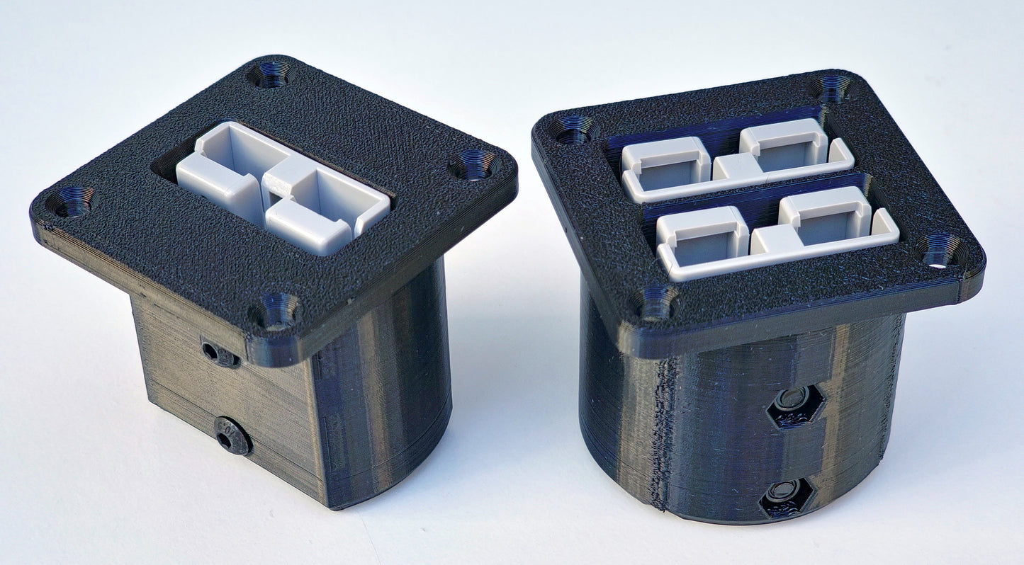 Panel Mount Adapter Adaptor Single Dual Double Anderson SB50 plug connector square