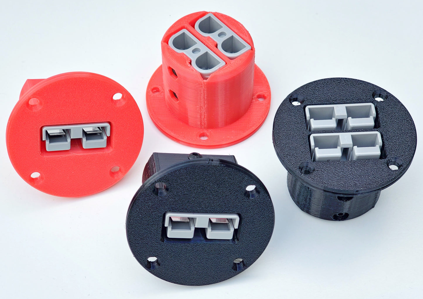 Panel Mount Adapter Adaptor Single Dual Double Anderson SB50 plug connector round