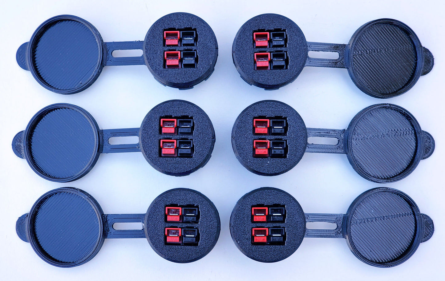 Panel Mount Adapter Adaptor for Dual Anderson Powerpole PP15/PP30/PP45 PP15/45 15/45