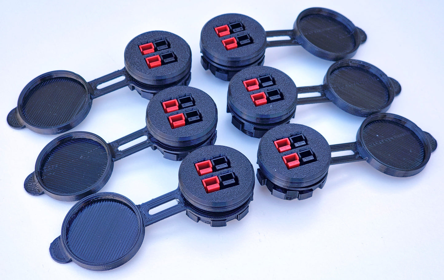 Panel Mount Adapter Adaptor for Dual Anderson Powerpole PP15/PP30/PP45 PP15/45 15/45