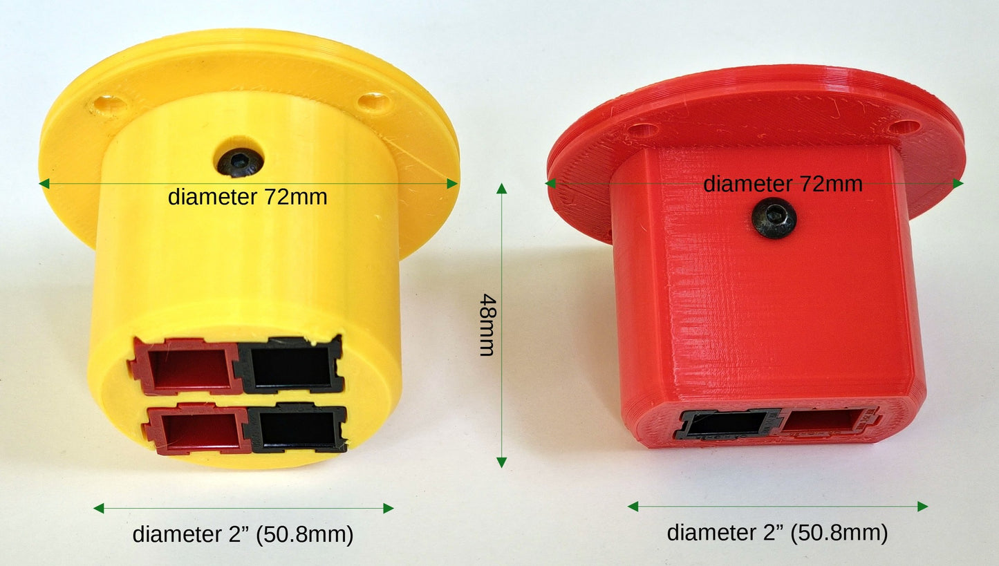 Panel Mount Adapter Adaptor Single Dual Double Anderson Powerpole PP75 connector