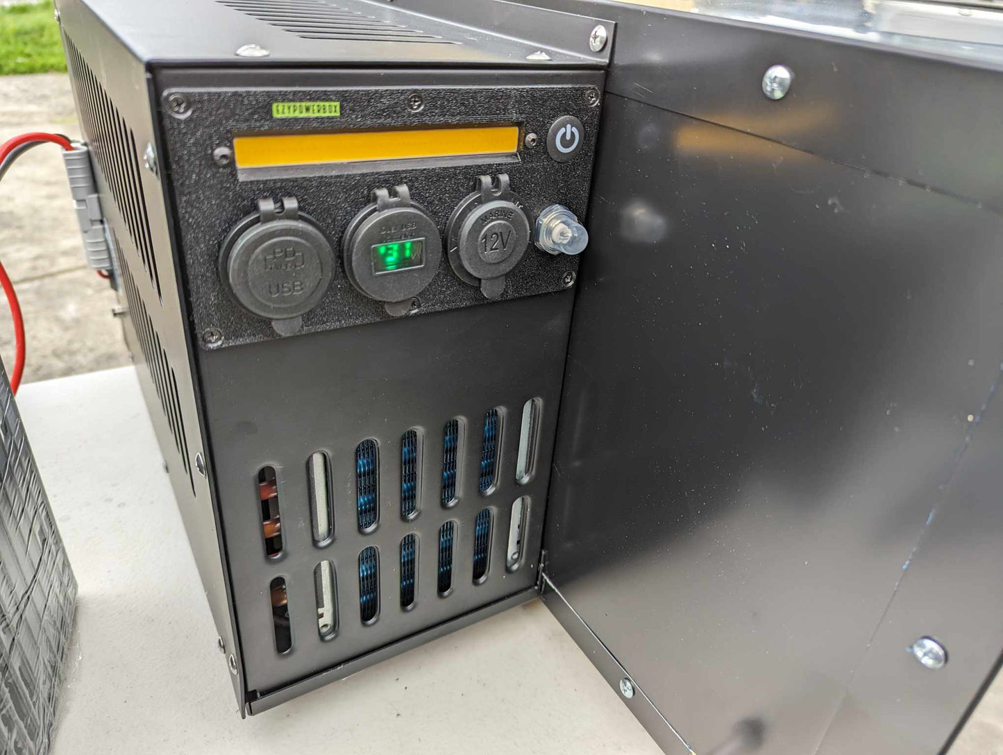 Car Camper Canopy Caravan Boat 12V 24V Power Panel USB phone laptop charger cigarette socket LED