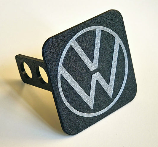 Trailer hitch tow receiver cover cap VW Volkswagen custom protector