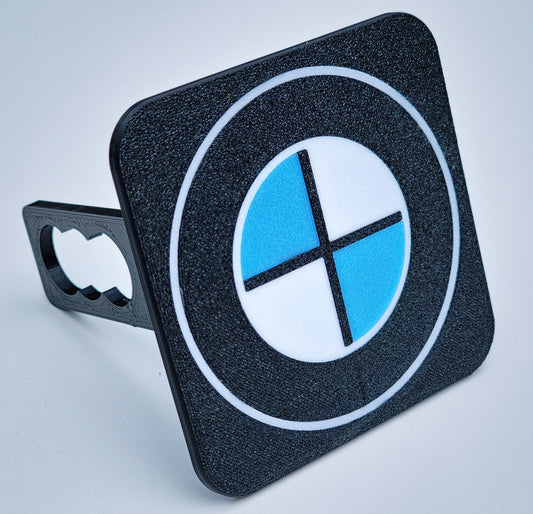 Trailer hitch tow receiver cover cap BMW custom protector