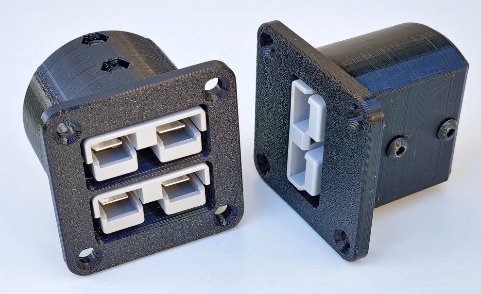 Square Anderson SB50 Panel Mount Adapter Flush Mount Plug Connector Si ...