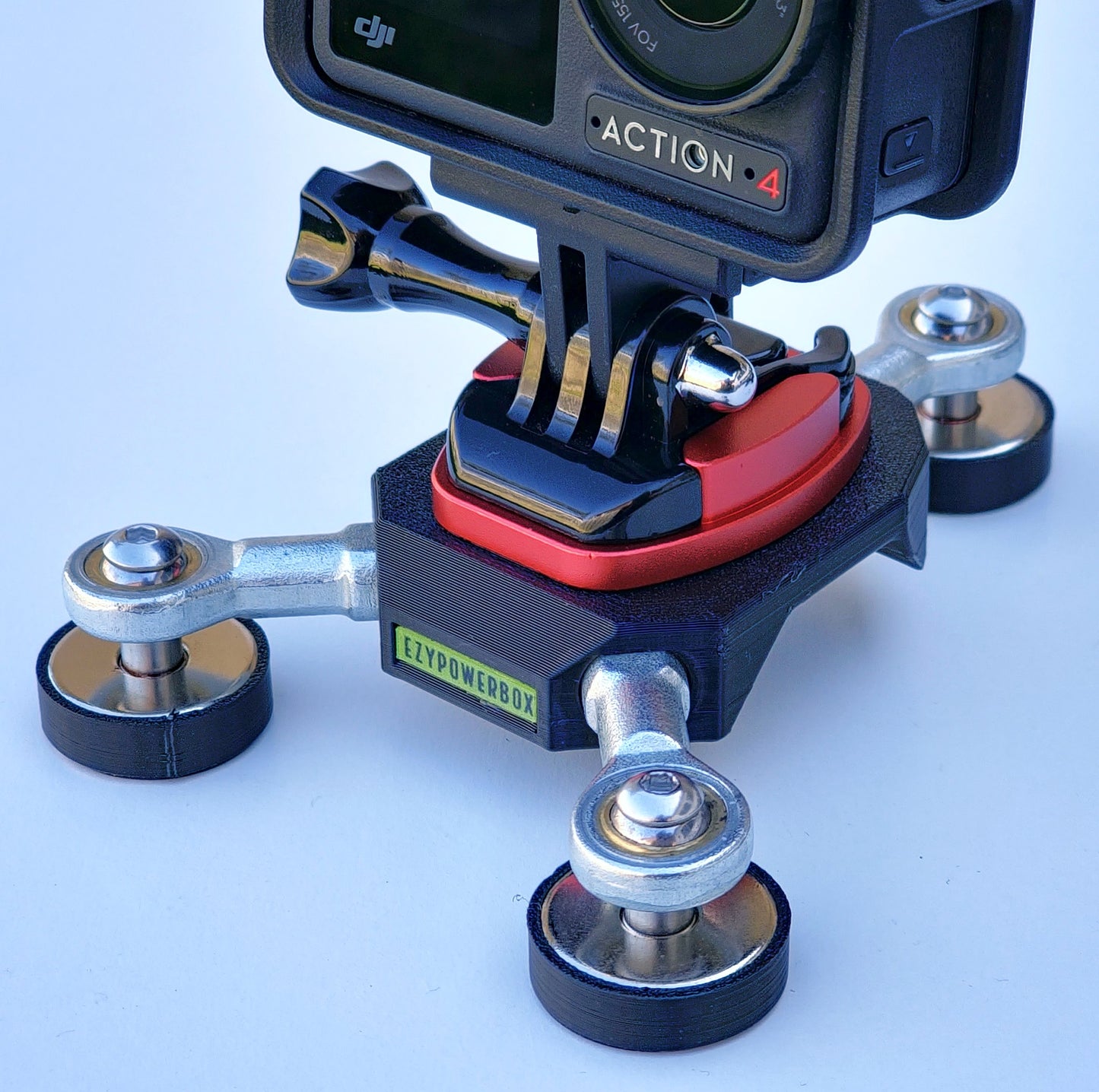 Universal pivoting magnetic GoPro DJI Osmo action camera car heavy duty mount holder