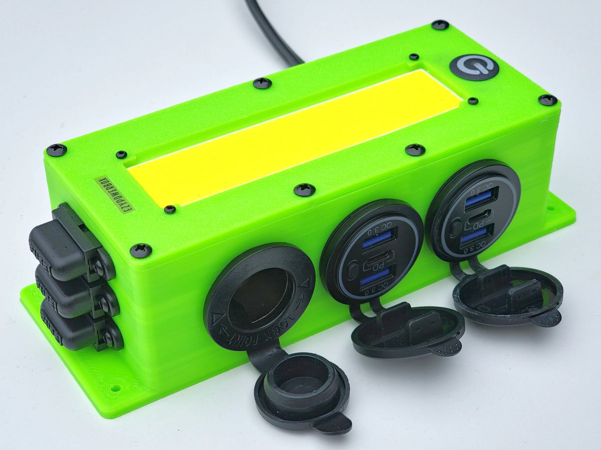 12V 24V Configurable Mini Power Box USB LED for Caravan 4WD Canopy Touring