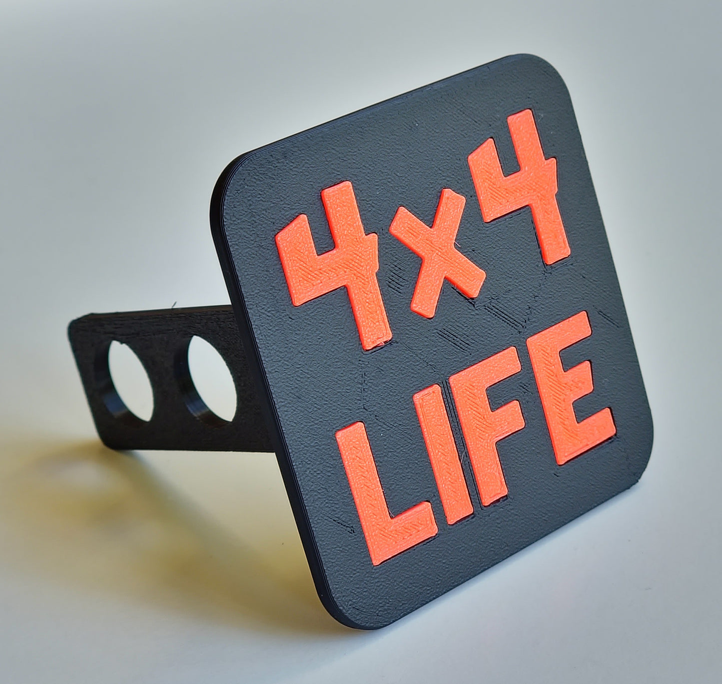 Trailer hitch tow receiver cover cap funny 4x4 Life 4wd custom protector