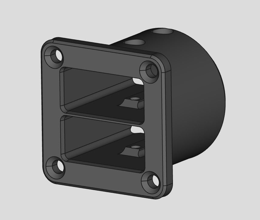 STL Panel Mount Holder for Double Anderson SB50