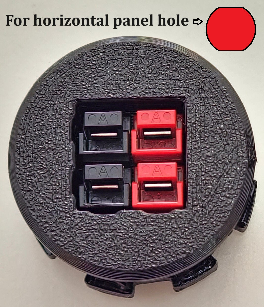 Panel Mount Adapter Adaptor for Double Anderson Powerpole PP15/PP30/PP45 PP15/45 15/45