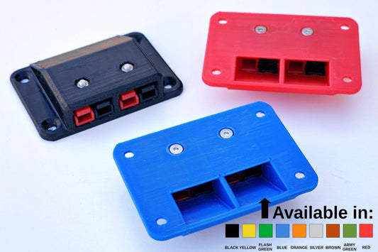 Anderson Powerpole Surface Cover Mount Adapter PP15 PP30 PP45 Double Connector Holder