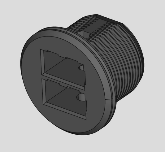 STL Panel Mount Adapter Adaptor for Dual Anderson Powerpole PP15/PP30/PP45 PP15/45 15/45