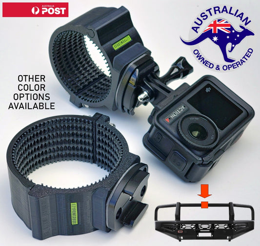 Universal Bull bar roll bar tube pipe GoPro DJI action camera mount bracket heavy duty