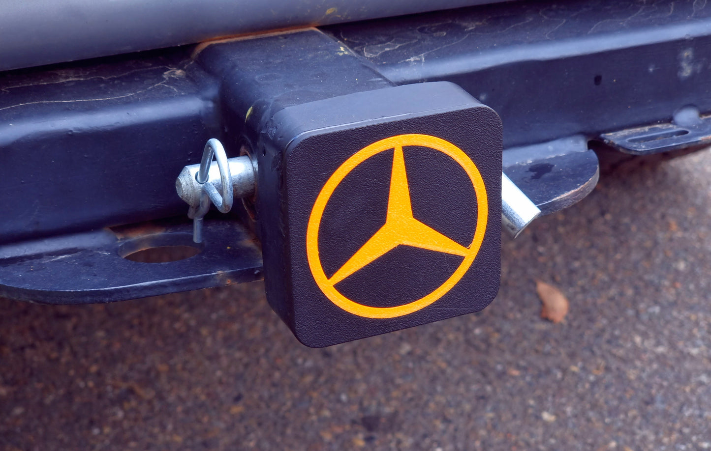 Trailer hitch tow receiver cover cap Mercedes custom protector