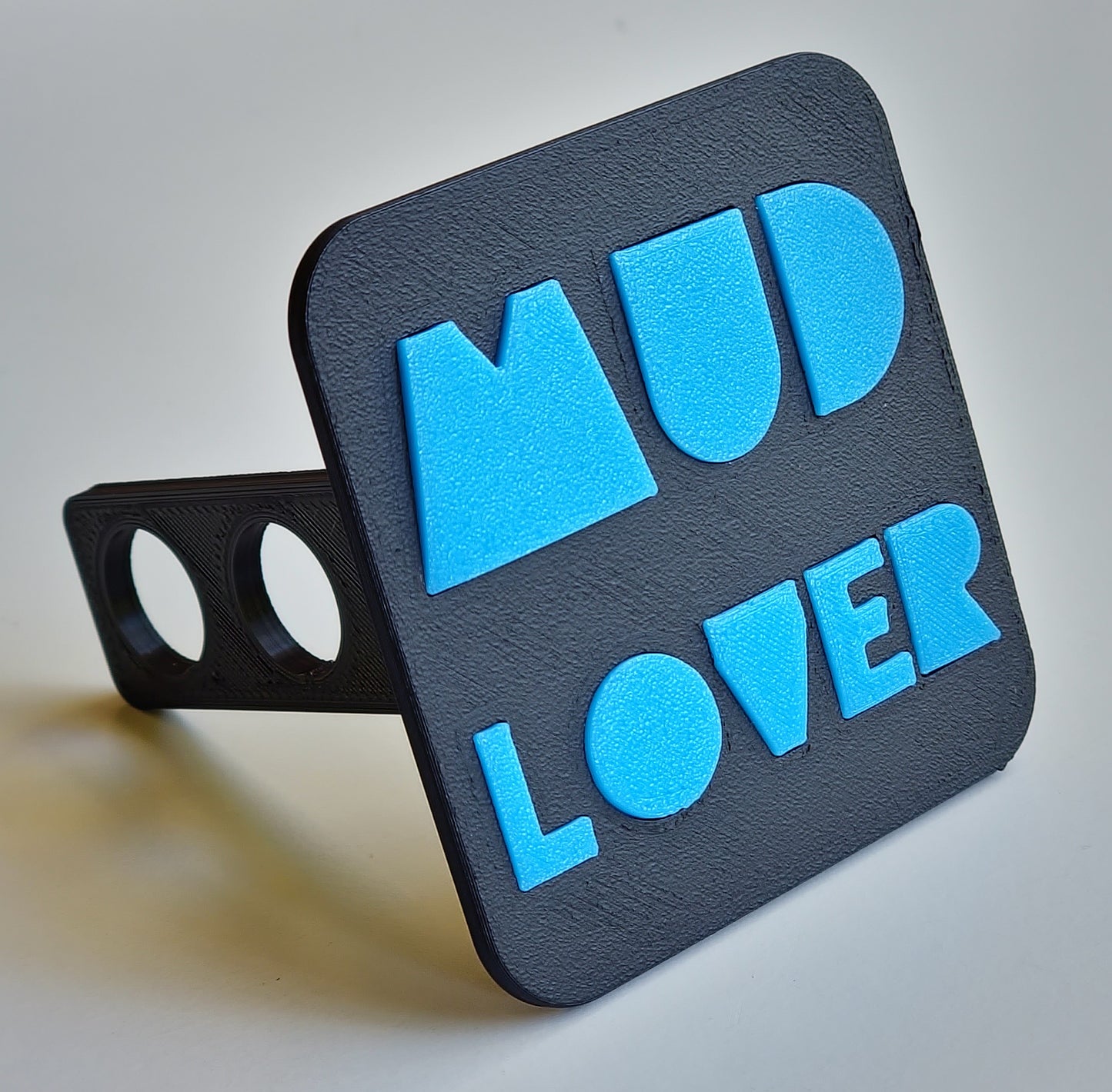 Trailer hitch tow receiver cover cap funny Mud Lover 4x4 4wd offroad custom