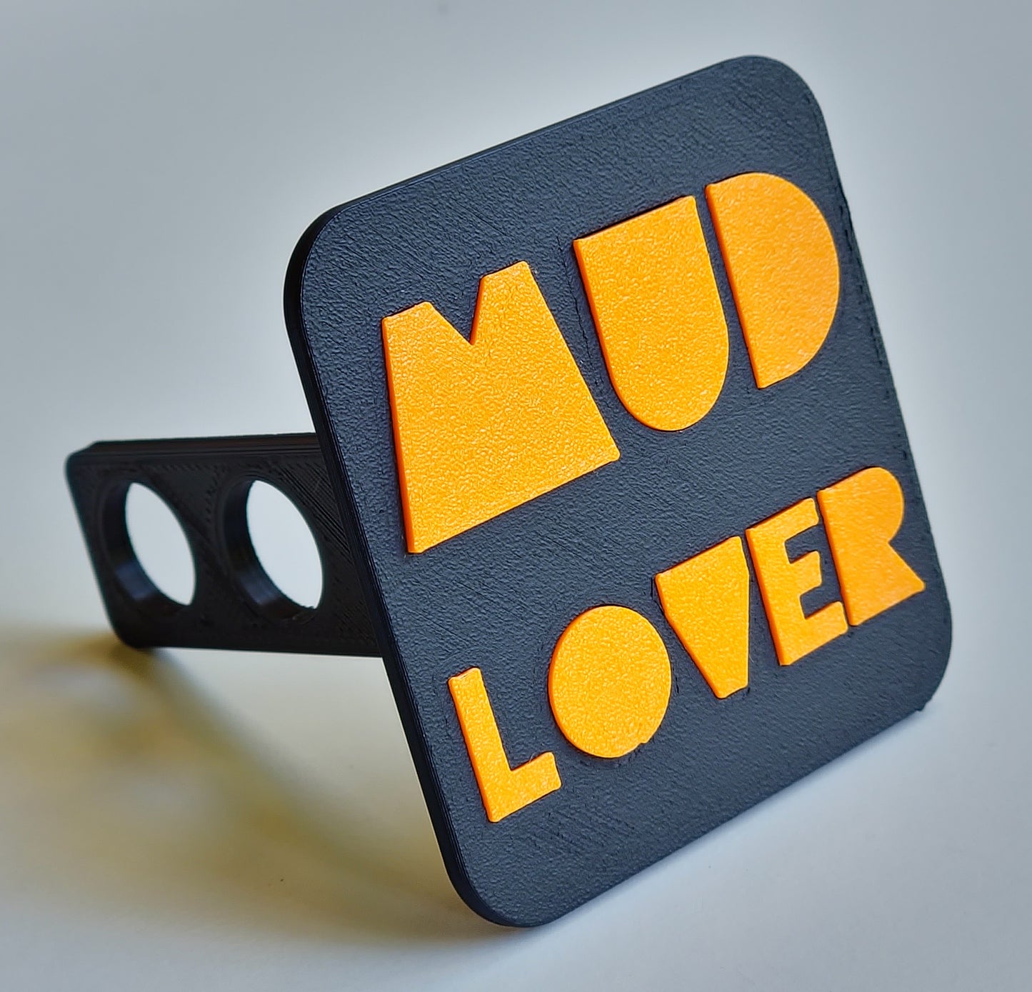 Trailer hitch tow receiver cover cap funny Mud Lover 4x4 4wd offroad custom