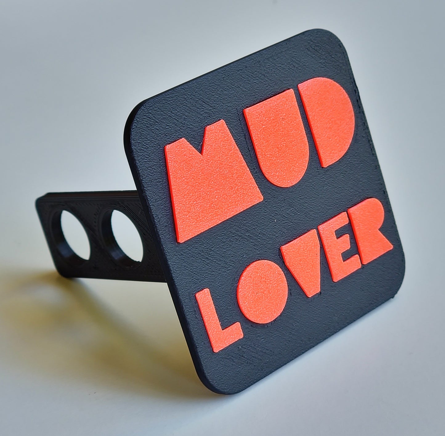 Trailer hitch tow receiver cover cap funny Mud Lover 4x4 4wd offroad custom