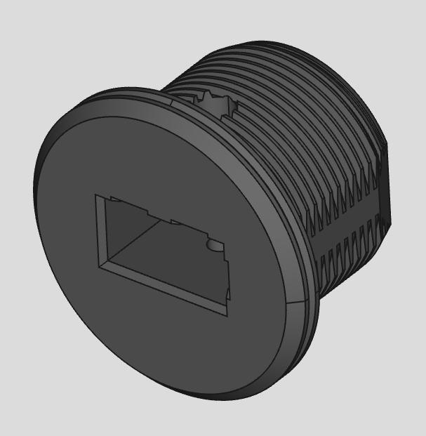 STL Panel Mount Adapter Adaptor for Single Anderson Powerpole PP15/PP30/PP45 PP15/45 15/45